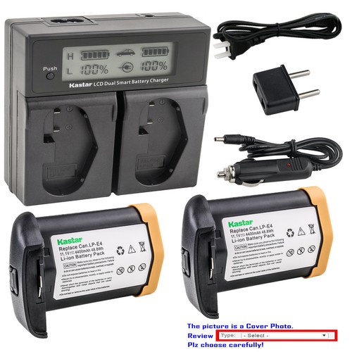 Kastar battery lcd dual - kastar, fast