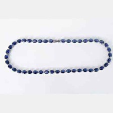 White Gold Finish Blue