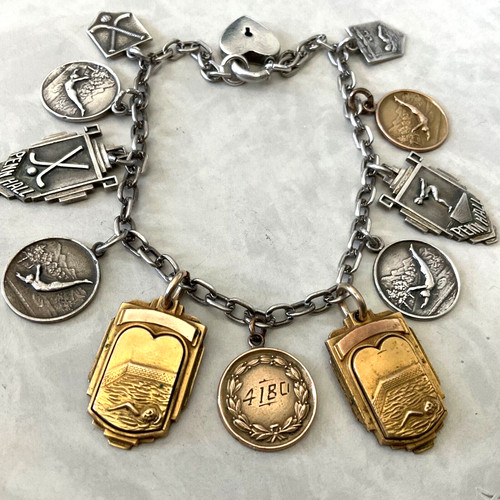 Antique 1935 penn - hall, sports