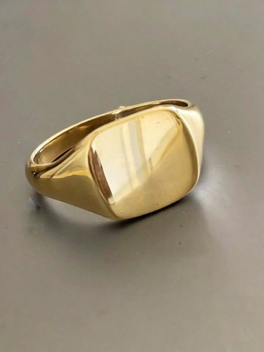 Signet ring solid 9ct - signet,