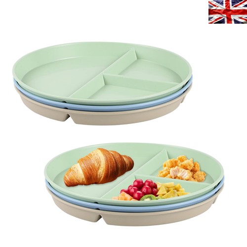 Piece divided plates set - 3-piece,
