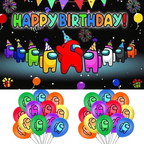Among backdrop balloons - backdrop, 10