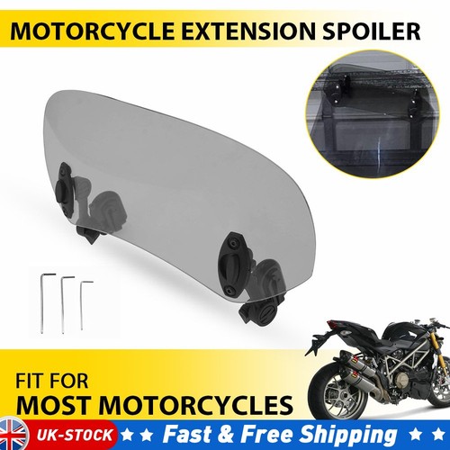 Motorcycle clip windshield - on,