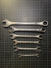 Lot of 6 S-K Tools SAE Combination Wrenches 3/8” To 13/16” C-12 To C-26