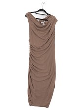 Reiss Maxi Dress M in Tan