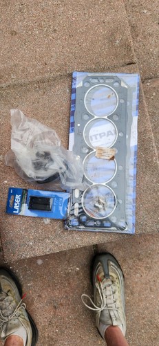 Head gasket water pump fits - head,