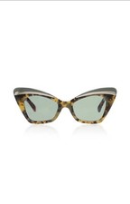 Karen Walker Cat Eye Tortoiseshell Retro Sunglasses Size 52mm Revolve Fashion