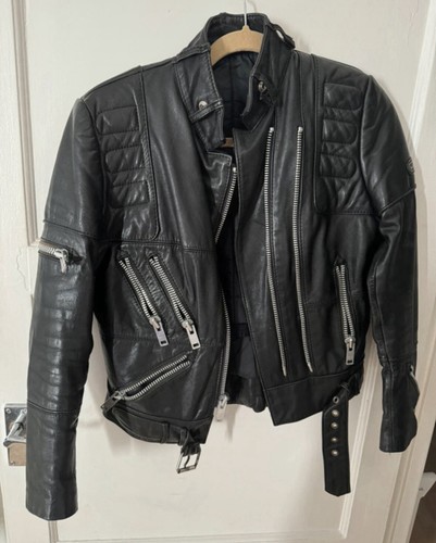 Black leather jacket - leather, hein