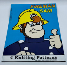 FIREMAN SAM Knitting Patterns - Patons, 1991 - NEW - VINTAGE AUSSIE STOCK