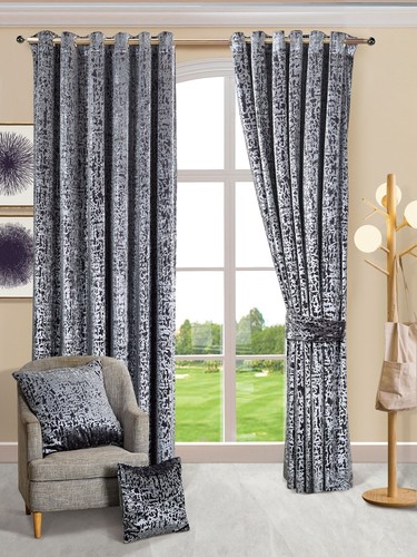 Luxury crushed velvet curtains - luxury,