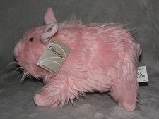 John Lewis pig soft toy NEW pink comforter Decoris hairy