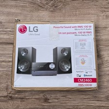 LG CM2460 Powerful Sound RMS 100W Bluetooth & FM Radio Micro Hi-Fi Audio System