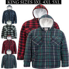 Mens Big Size Padded Hooded