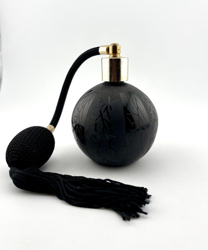 Vintage bohemian black - bohemian, glass