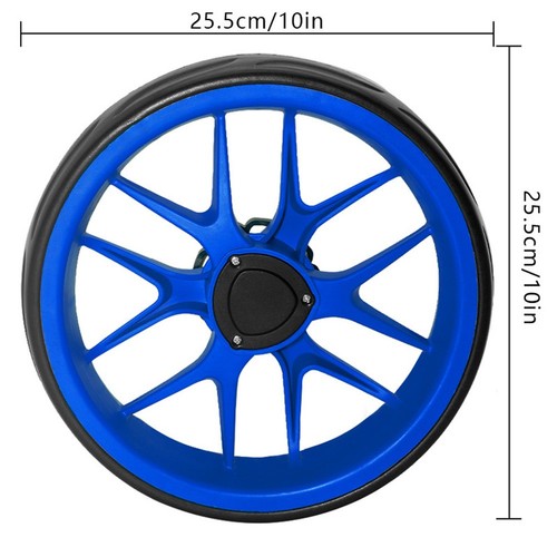 Push pull golf trolley wheel - pull,