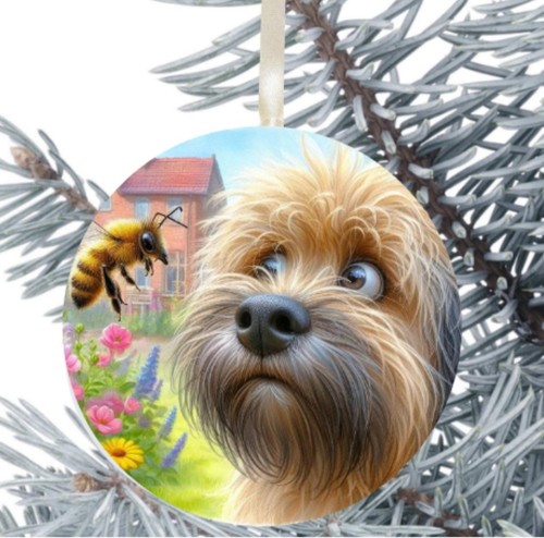 Briard dog gift decoration - briard,
