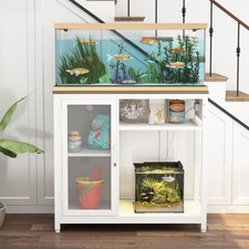 40-50 Gallon Aquarium Stand,Fish Tank Stand with Power Outlets,Metal Aquarium St