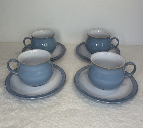 Denby colonial blue cups - cups, &