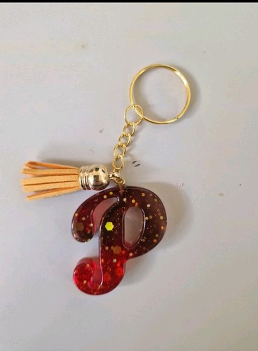 Handmade resin initial - handmade,