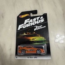 2016 HOT WHEELS  "THE FAST AND THE FURIOUS" '94 TOYOTA SUPRA 1/8 RARE