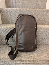 Coach Brown Leather Body Bag