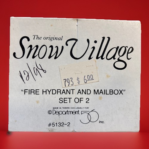 Dept original snow village - original,