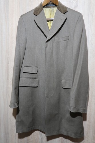 Moon wool covert coat british - wool,