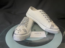 Crystal  Bling, Rhinestone Pumps, Trainers, Bridal, Wedding, Catholic Wedding
