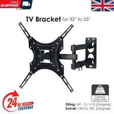 TV Wall Bracket Mount For 32 34 36 40 42 46 50 55 Up to 55" Inch LCD LED QLED UK