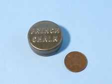 Antique / Vintage French Chalk Tin EMPTY #E