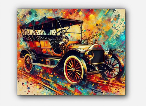 Vintage car duryea - car, motor
