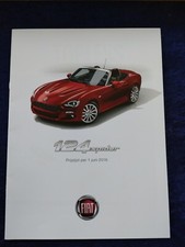Fiat 124 Spider Price List