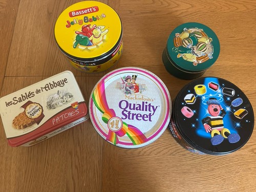 Vintage tins job lot - 5,