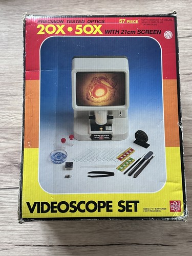 Vintage videoscope microscope - videoscope,