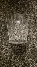 Cut glass whiskey tumbler - cut,
