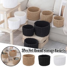 3Pcs/Set S/M/L Handmade Straw