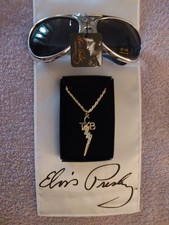 ELVIS PRESLEY TCB GOLD PLATED