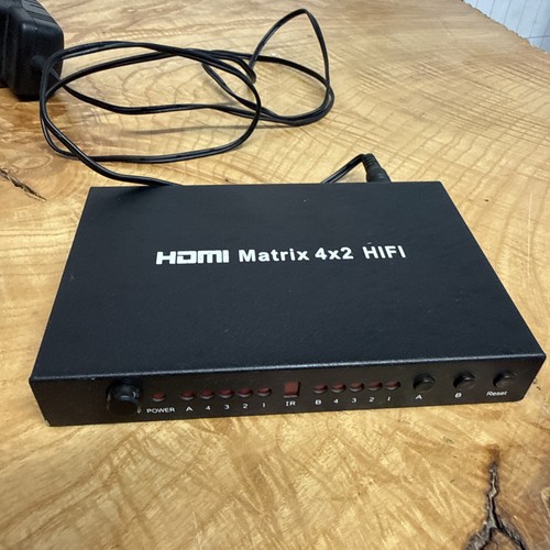 Hdmi splitter matrix 4x2 - splitter,