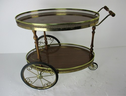 Oval bar cart trolley - bar,