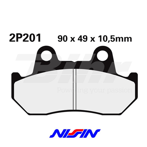 Nissin 2p201ns front - front, brake