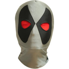 Grey Deadpool Spandex Mask