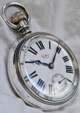 Waltham Pocket Watch. Gents Solid Silver Case (FULL WORKING ORDER) *1903* 17J 