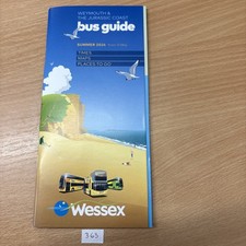 Bus timetable, Dorset summer
