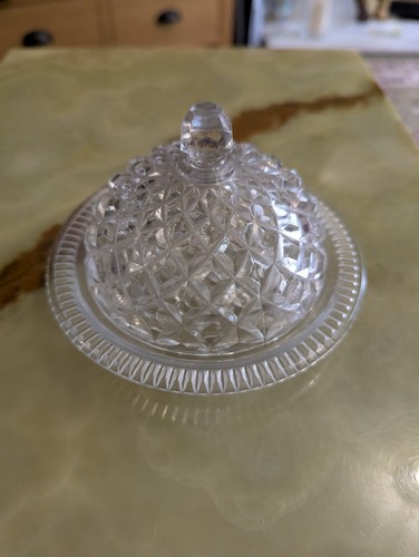 Vintage glass butter - vintage,