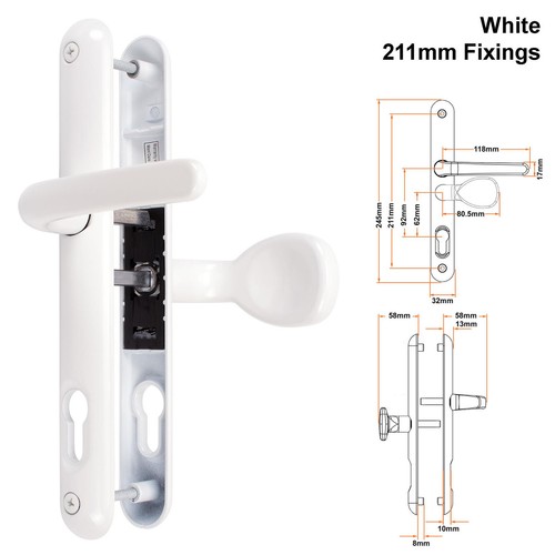Composite lever pad door - lever,