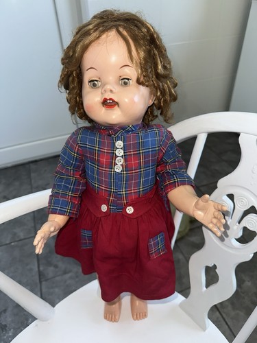 Roddy hard plastic doll 20in - plastic,