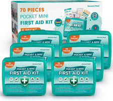 First Aid Kits 6 Boxes of 70