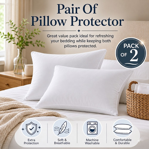 Pair pillow protectors - of,
