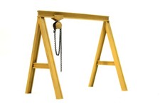 MODEL LOCO MAINTENANCE CRANE CHAIN HOIST - OO GAUGE 1/76 - NEW