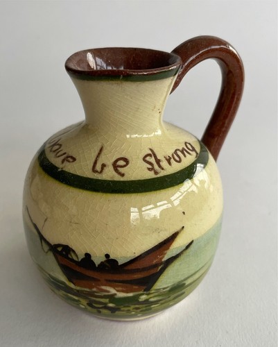 Small torquay pottery jug - torquay,
